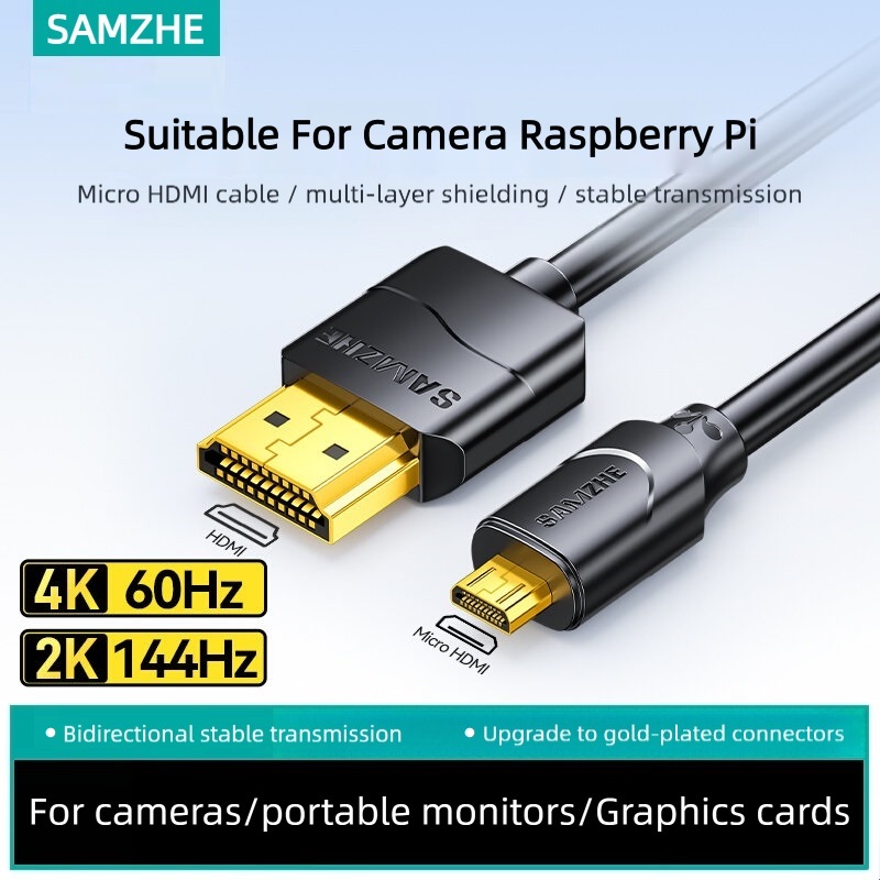 SAMZHE Micro HDMI-Compatible 4 - đánh giá và giá Pi Camera Cable
