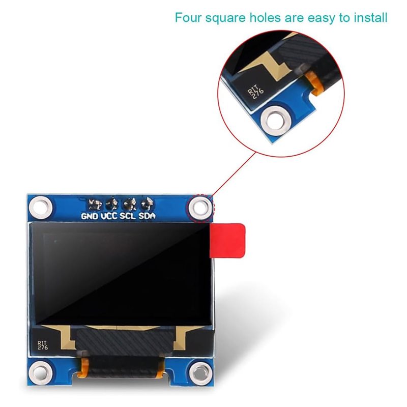 A37T-4Pcs 0.96 Inch OLED Displ - đánh giá và giá Pi Display