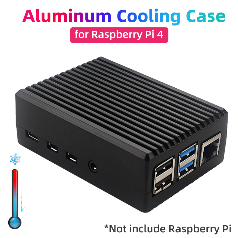 Raspberry Pi 4 Aluminum Alloy  - đánh giá và giá Pi 4 Case