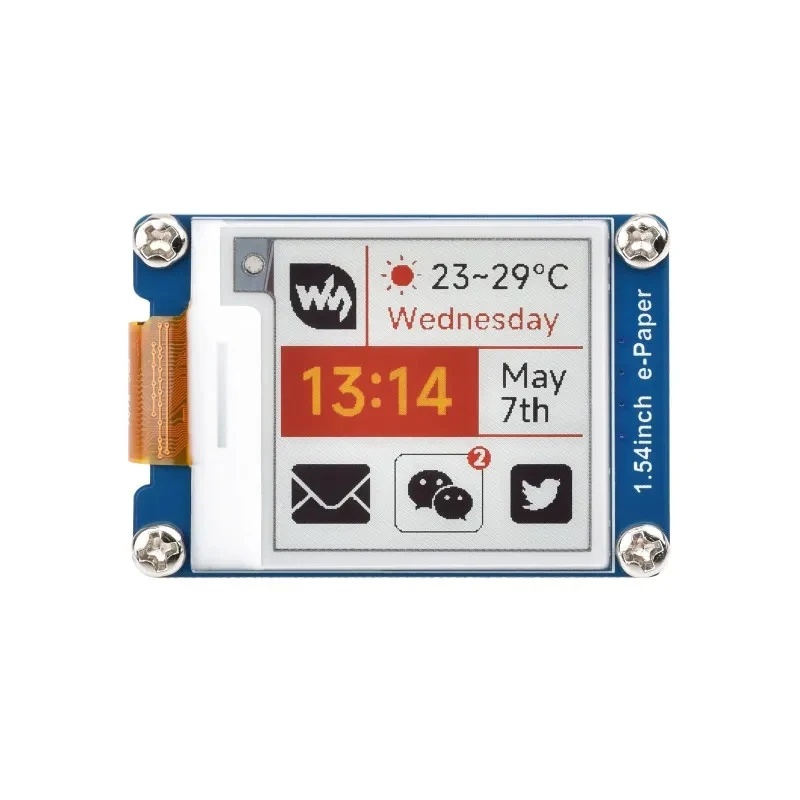1.54 Inch E-Paper Display Modu - đánh giá và giá Raspberry Pi 4