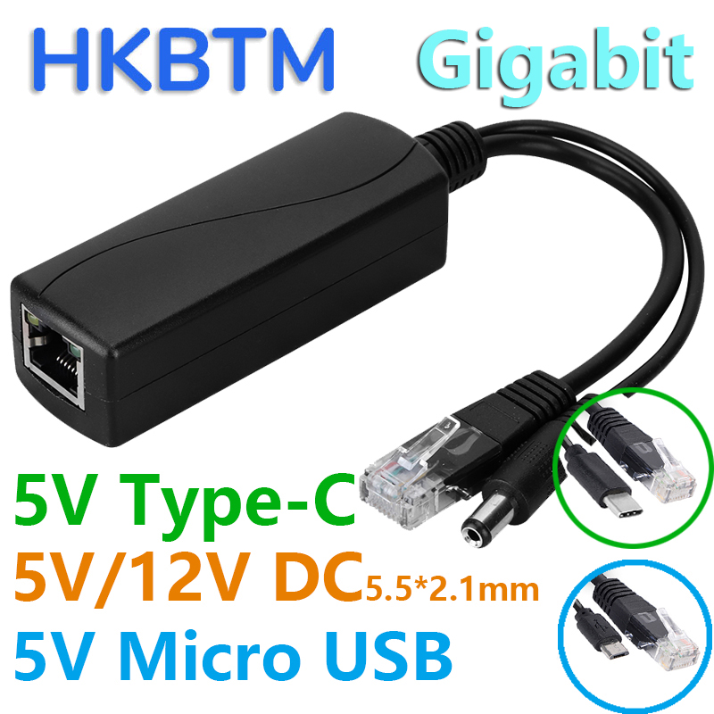 HKBTM Gigabit PoE Splitter for - đánh giá và giá Pi Camera Cable