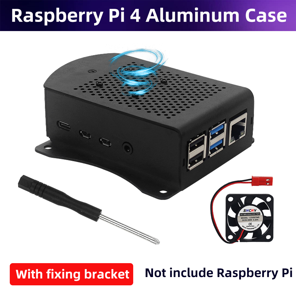 Raspberry Pi 4 Hợp Kim Nhôm Ốp - đánh giá và giá Pi 4 Case