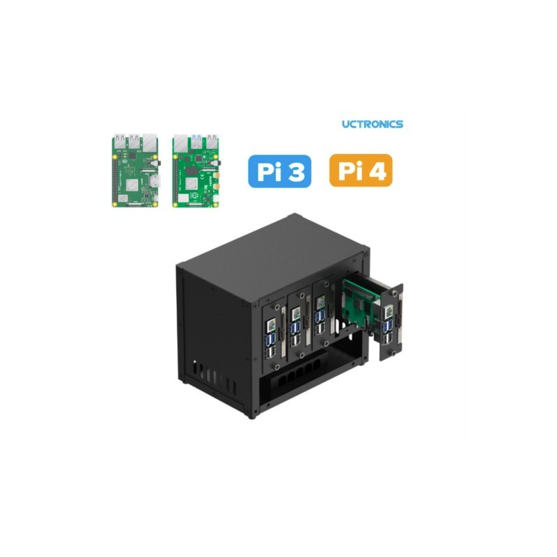 UCTRONICS Raspberry Pi Cluster - đánh giá và giá Pi 4 Case