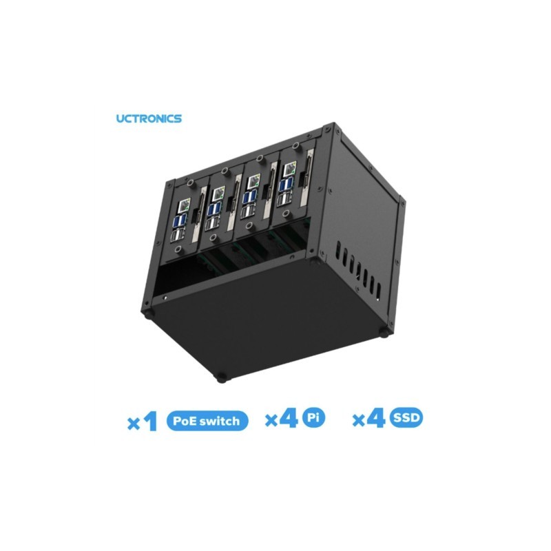 UCTRONICS Raspberry Pi Cluster - đánh giá và giá Pi 4 Case