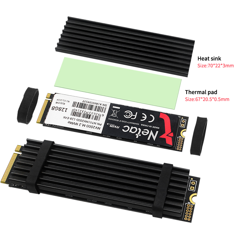 M.2 SSD Heatsink Aluminum Radi - đánh giá và giá Pi Cooler