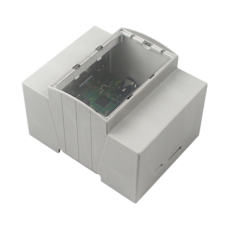 Raspberry Pi 4 ABS Ốp Lưng DIN - đánh giá và giá Pi 4 Case