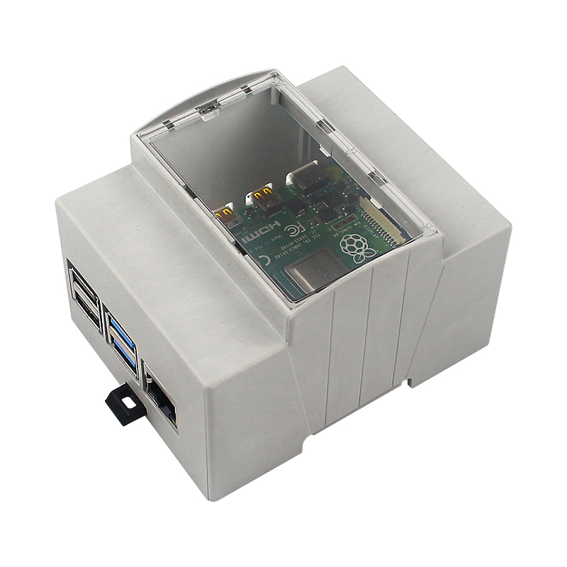 Raspberry Pi 4 ABS Ốp Lưng DIN - đánh giá và giá Pi 4 Case