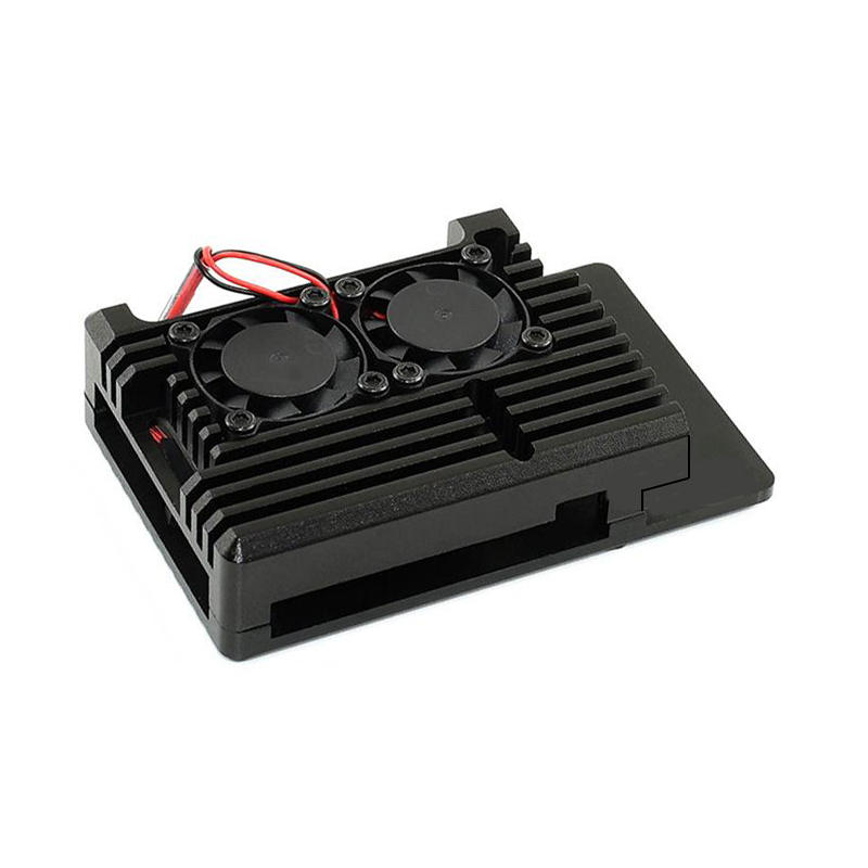 Aluminum Metal Case with Dual  - đánh giá và giá Pi 4 Case